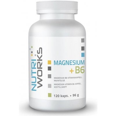 NutriWorks Magnesium + B6 120 kapslí – Hledejceny.cz