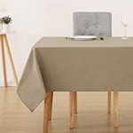 ABC Lněný ubrus hnědý 130x220cm – Zbozi.Blesk.cz