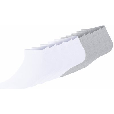 Esmara dámské nízké ponožky s BIO bavlnou 10 párů bílá/šedá – Sleviste.cz