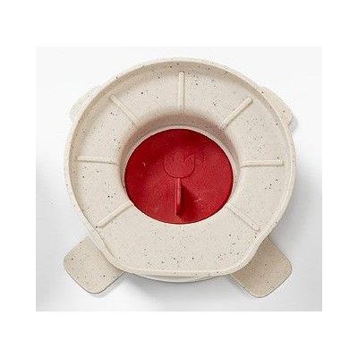 Víčko fermentační, sl.kost+červená, s vložkou, plast – Zboží Mobilmania