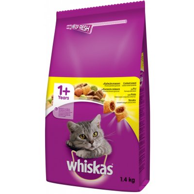 Whiskas Adult kuřecí 1,4 kg – Zbozi.Blesk.cz