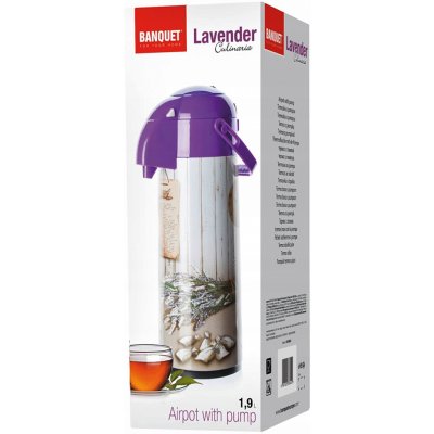 VCAS Termoska pumpovací Levandule Culinaria Lavender 1,9 l – Hledejceny.cz