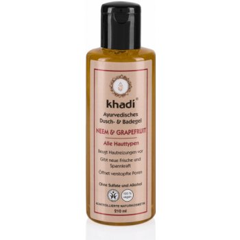 Khadí sprchový gel Neem & grapefruit 210 ml