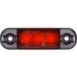 KMR LED poziční světlo červené 84x24x11mm 3LED 12/24V ECE R10 R148