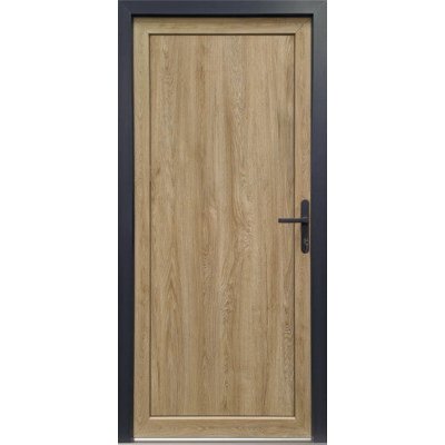 Josefmeeth Vedlejší vchodové dveře Pro M06 bílá/Turner Oak 98 x 200 cm R – Hledejceny.cz