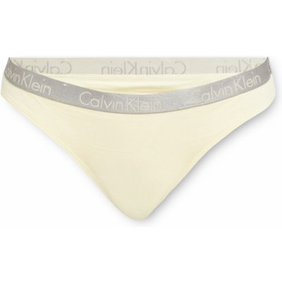Calvin Klein Underwear Ženy Kalhotky Tanga Žlutá QD3539E – Zboží Mobilmania