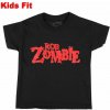 Dětské tričko ROCK OFF Tričko metal Rob Zombie Logo Boys černá