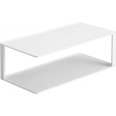 Bílá kovová přídavná police Yamazaki Tower 30 x 15 cm – Zboží Mobilmania