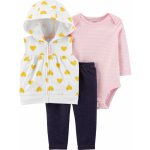 Carter's Set dílný body kr. rukáv mikina kalhoty dlouhé Hearts dívka NB – Zboží Dáma