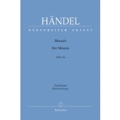 Der Messias HWV 56 deutsch-englisch, Klavierauszug – Hledejceny.cz
