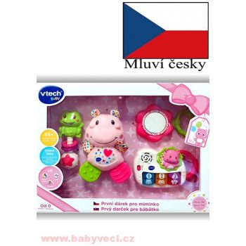 Vtech první dárek pro miminko CZ růžový