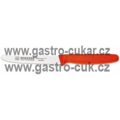 Giesser Nůž zubatý G 8365 110 mm červená – Sleviste.cz