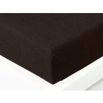 Xpose Froté prostěradlo Exclusive tmavě hnědé 140x200 – Zboží Dáma