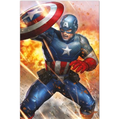 Plakát 61x91,5cm - MARVEL - Captain America - Under Fire – Zboží Mobilmania