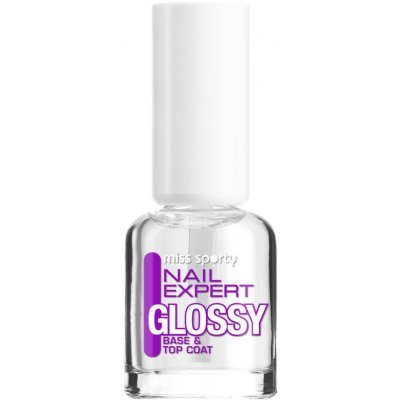 Miss Sporty Nail Expert Glossy podklad.báze vrchní lak 8 ml – Zboží Dáma
