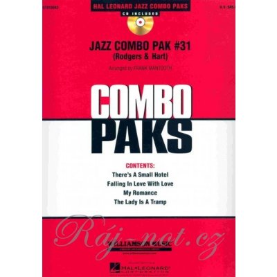 JAZZ COMBO PAK 31 Rodgers & Hart + CD malý jazzový soubor – Sleviste.cz