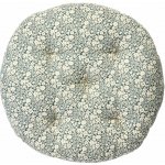 MADAM STOLTZ Kulatý podsedák Blue modrá 45 cm – Sleviste.cz