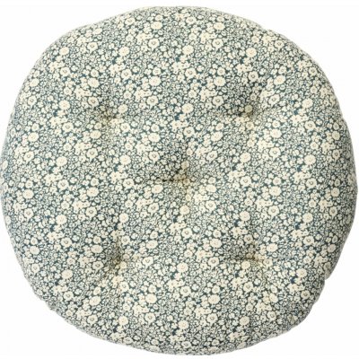 MADAM STOLTZ Kulatý podsedák Blue modrá 45 cm – Sleviste.cz