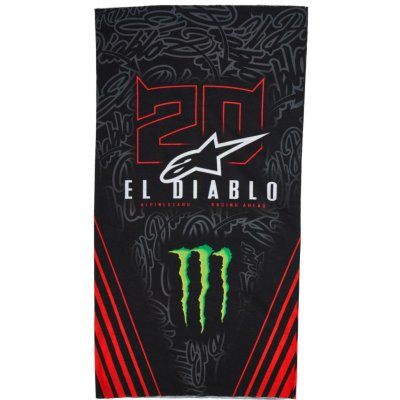 Alpinestars nákrčník FQ20 Monster černá/červená fluo/modrá/zelená 2026 – Hledejceny.cz