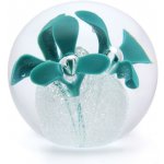 Artcristal Bohemia Skleněné těžítko koule 04, Tyrkysová, 6 cm | České sklo z rodinné sklárny – Zboží Mobilmania