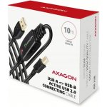 Axagon ADR-210B USB A-B, 2.0 aktivní prodlužovací / repeater, 10m – Sleviste.cz