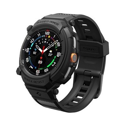 Spigen Rugged Armor Pro Samsung Galaxy Watch8 Classic matte black ACS10013 – Zboží Živě