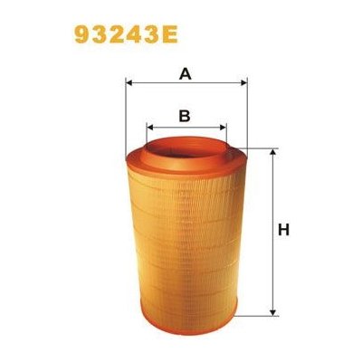 Vzduchový filtr WIX FILTERS 93243E – Hledejceny.cz