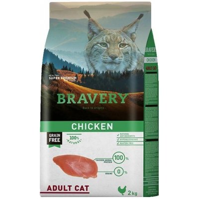 Bravery cat ADULT chicken 0,6 kg – Hledejceny.cz