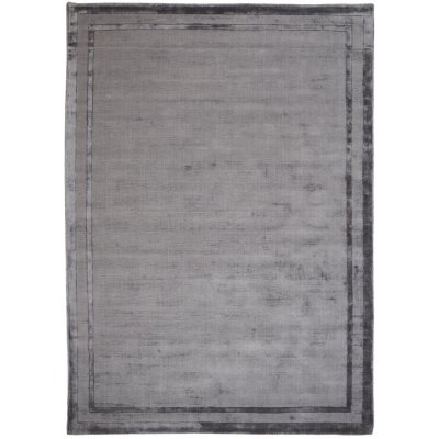 Carpet Decor Handmade FRAME Steel Grey – Zboží Mobilmania