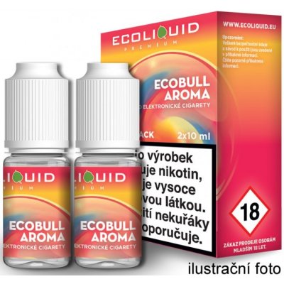 Ecoliquid Double Pack Ecobull energy drink 2 x 10 ml 12 mg – Zboží Mobilmania