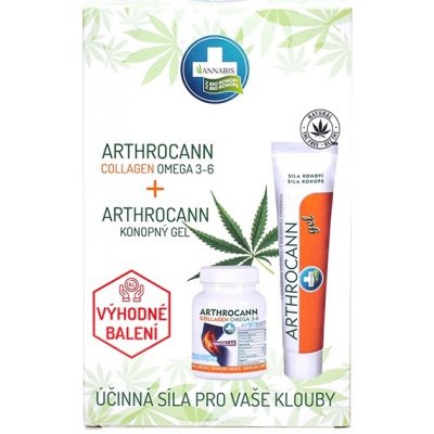 Annabis Arthrocann gel 75 ml + Arthrocan Collagen 60 tablet dárková sada