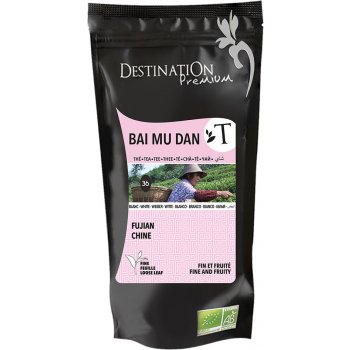 BioNebio Destination Bio bílý čaj Bai Mu Dan 50 g