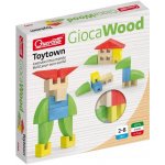 Quercetti kostky Toytown 15 ks 0703 – Zboží Mobilmania