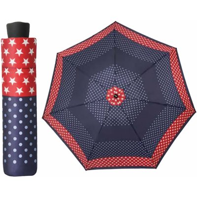 s.Oliver Enjoy Star Mix skládací dámský deštník červený – Zboží Mobilmania