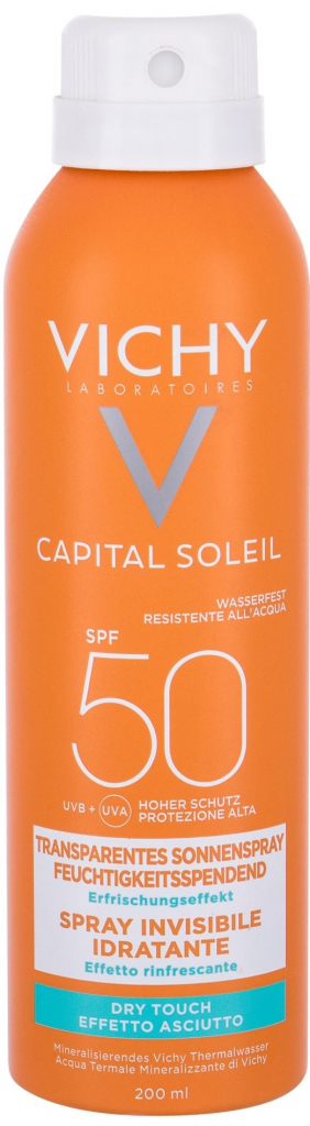 Vichy Capital Soleil neviditelný hydratační spray SPF50 200 ml