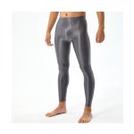 bdsm bondage shop Sexy pánské olejově lesklé legíny Velikost M Barva Antracitová – Zboží Dáma