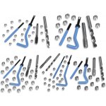 Sada pro opravu závitu UNC 1/4 "; 5/16"; 3/8 "; 7/16"; 1/2 " - TESAM S0002662 – Hledejceny.cz