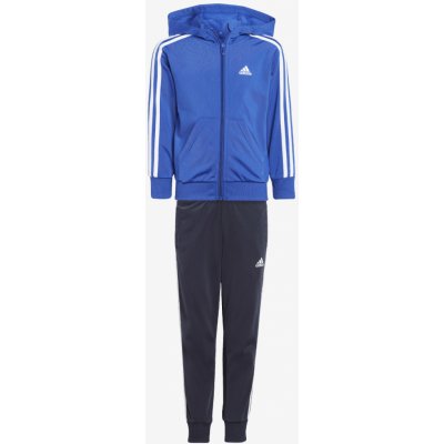 adidas dětská tepláková souprava LK 3S SHINY TS IJ6359 modrý – Sleviste.cz