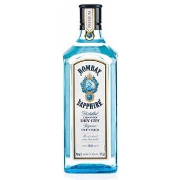 Bombay Sapphire London Dry Gin 40% 1 l (holá láhev)