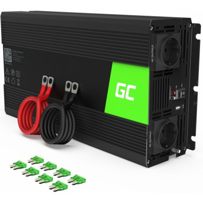 Green Cell 12V/230V 1500W/3000W čistý sinus INV22