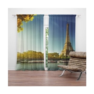 Sablio Závěs Paříž: 2ks 140x250cm – Hledejceny.cz