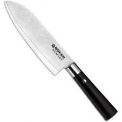 Böker Solingen Damaškový Santoku Japonský nůž Damast 17 cm