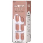 KISS imPRESS Color Short umělé nehty Sandbox 30 ks – Zboží Dáma