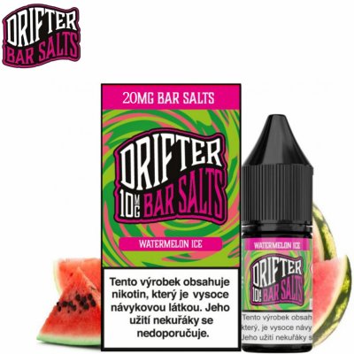 Drifter Bar Salts Watermelon Ice 10 ml 20 mg – Zboží Mobilmania