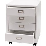 Design Shop zásuvková HWC-L49 55 x 40 x 41 cm 4 zásuvky bílá – Zboží Dáma