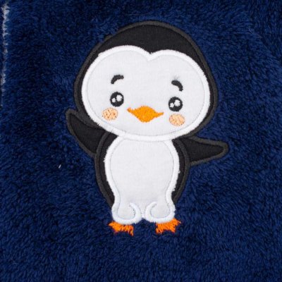 NewBaby Zimní dětská kombinéza Penguin tmavě modrá