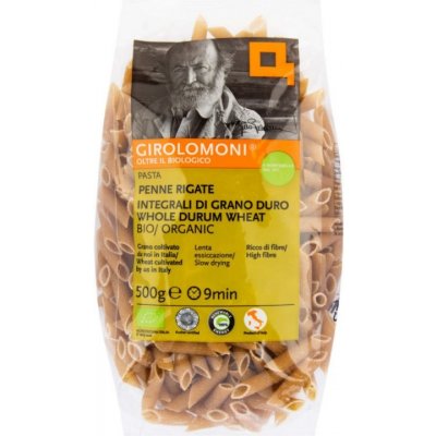 Girolomoni těstoviny penne celozrnné semolinové Bio 0,5 kg