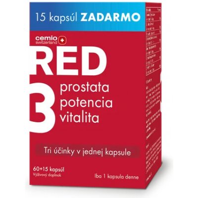 Cemio RED3 75 kapslí – Hledejceny.cz