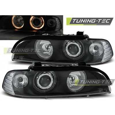 Tuning-Tec Přední čirá světla BMW 5 E39 (1995 - 2003) - černé - Angel Eyes – Hledejceny.cz