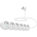 Connect IT prodlužovací kabel 6 zásuvek 3 m bez vypínače bílý CI-1313 – Zboží Mobilmania